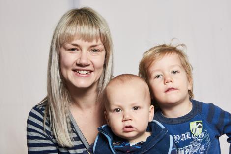 Potrait of Mel, Nico and Ben